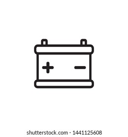 Accu Battery Icon Vector Illustration  