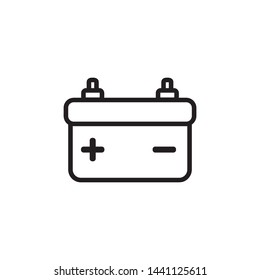 Accu Battery Icon Vector Illustration  