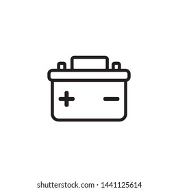 Accu Battery Icon Vector Illustration  
