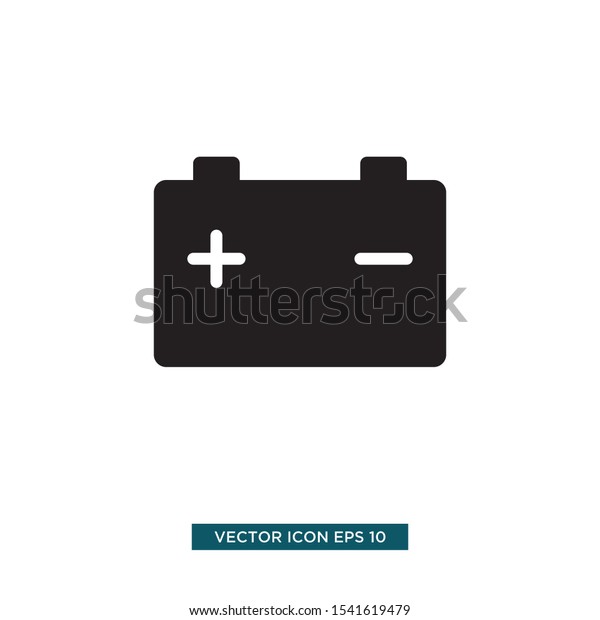 accu battery\
icon vector illustration template\
