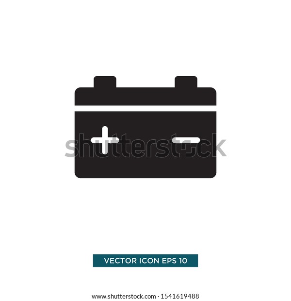 accu battery\
icon vector illustration\
template