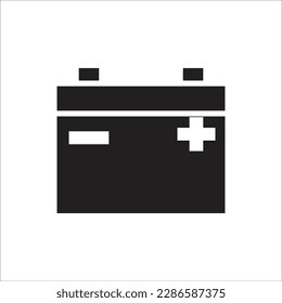 accu battery line new vector icon