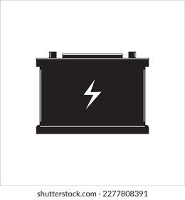 
diseño vectorial del logotipo del icono del accu
