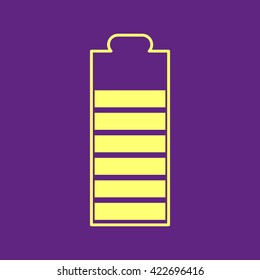 Accumulator battery.
Icon.
