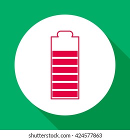 Accumulator battery.Icon.