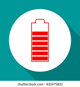 Accumulator battery.Icon.