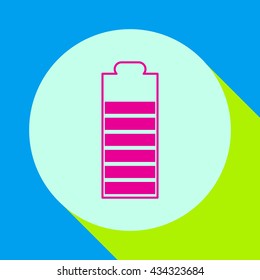 Accumulator battery.Icon.