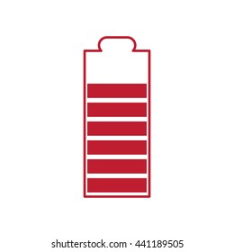 Accumulator battery.Icon.