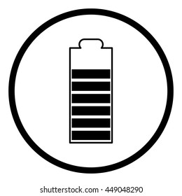 Accumulator battery.Icon.