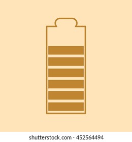 Accumulator battery.Icon.
