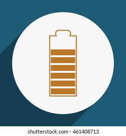 Accumulator battery.Icon.