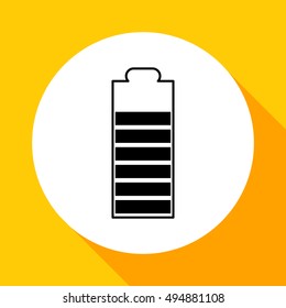 Accumulator battery.Icon.