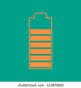 Accumulator battery.Icon.
