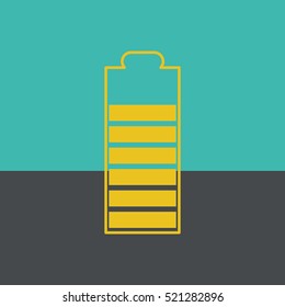 Accumulator battery.Icon.