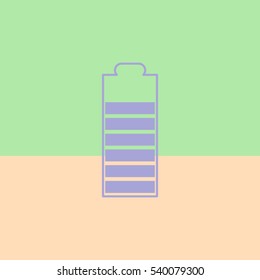 Accumulator battery.Icon.
