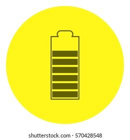 Accumulator battery.Icon.