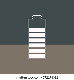 Accumulator battery.Icon.