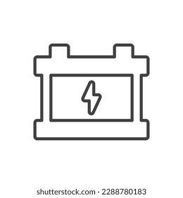 Accumulator Battery Icon - Rechargeable Battery Icon