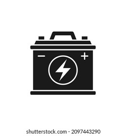 Accumulator icon design template vector isolated