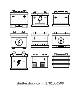 Accumulator icon or logo isolated sign symbol vector illustration - Collection of high quality black style vector icons
