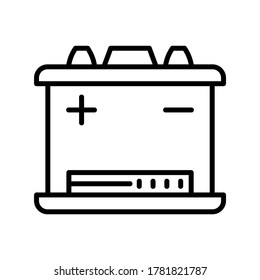 Accumulator icon or logo isolated sign symbol vector illustration - high quality black style vector icons
