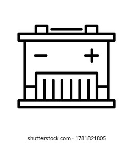 Accumulator icon or logo isolated sign symbol vector illustration - high quality black style vector icons

