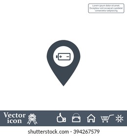 accumulator icon map pin