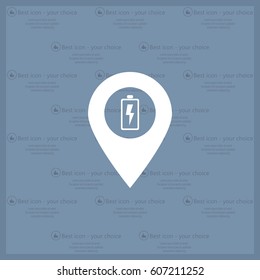 accumulator icon map pin