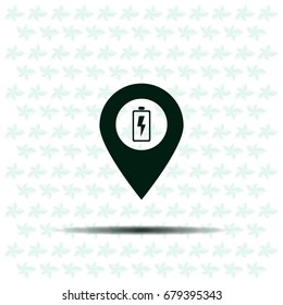 accumulator icon map pin