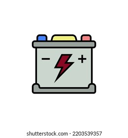 accumulator icon vector design templates 