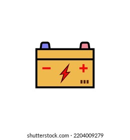 accumulator icon vector design templates 