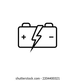 accumulator icon vector design templates