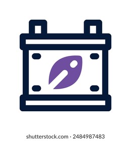 accumulator icon. vector dual tone icon for your website, mobile, presentation, and logo design.