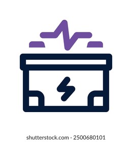 accumulator icon. vector dual tone icon for your website, mobile, presentation, and logo design.