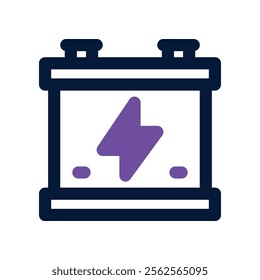 accumulator icon. vector dual tone icon for your website, mobile, presentation, and logo design.