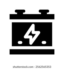 accumulator icon. vector glyph icon for your website, mobile, presentation, and logo design.