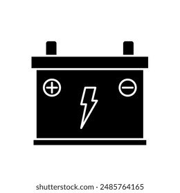 Accumulator - icon , vector illustration