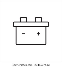 accumulator icon vector illustration symbol
