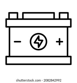 Accumulator icon vector image. Can also be used for web apps, mobile apps and print media.