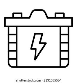 Accumulator icon vector image. Can also be used for web apps, mobile apps and print media.