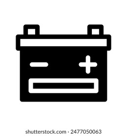 Accumulator Icon Vector Symbol Design Illustration