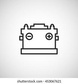 accumulator line icon