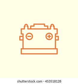 accumulator line icon