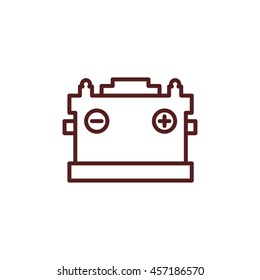 accumulator line icon