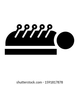 accupuncture icon isolated sign symbol vector illustration - high quality black style vector icons
