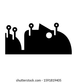 accupuncture icon isolated sign symbol vector illustration - high quality black style vector icons

