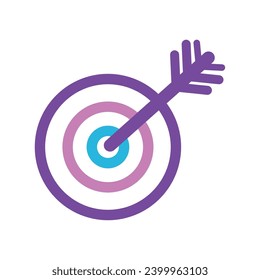 Icono de objetivo de precisión Ilustración vectorial
