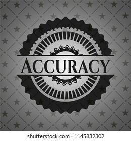 Accuracy black emblem