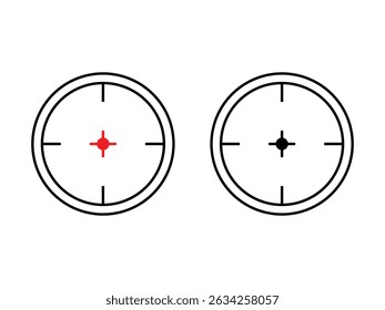 accuracy, bullseye symbol vector, isolated on transparent background