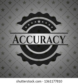 Accuracy dark icon or emblem